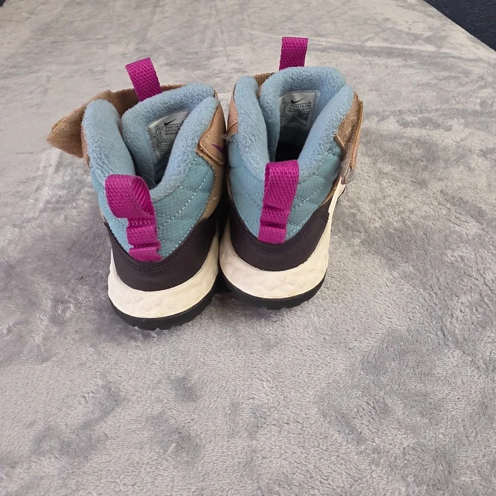 Nike Terrascout Sneaker Boots Toddler-SZ 11 Hemp/Burgundy Ash/Seafoam FV4173-200